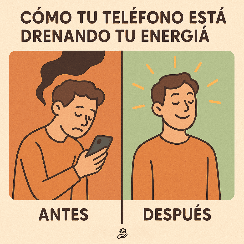 📱 Por Qué Tu Móvil Drena Tu Energía (Mi Detox Digital de 72 Horas + Protocolo Completo)